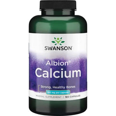 Swanson Albion Calcium 180mg 180 caps