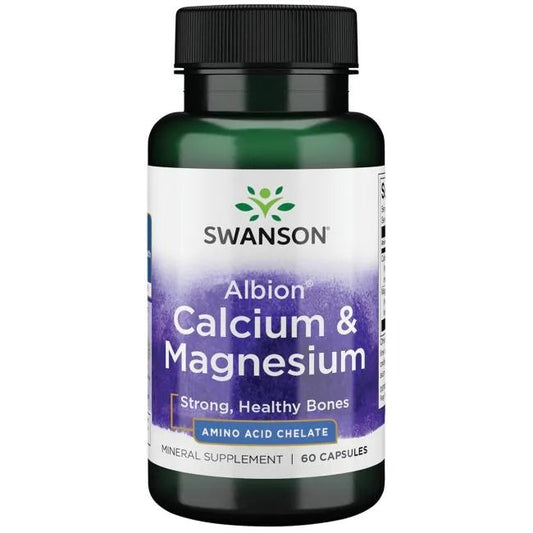Swanson Albion Calcium & Magnesium 60 caps