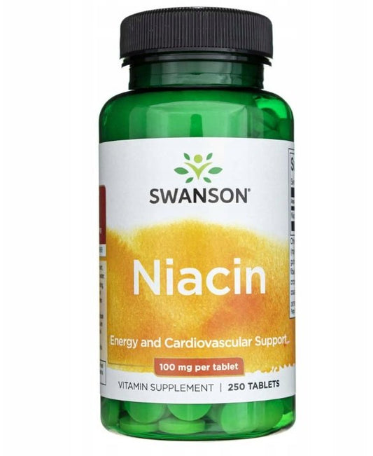Swanson Niacin 100mg 250 tablets