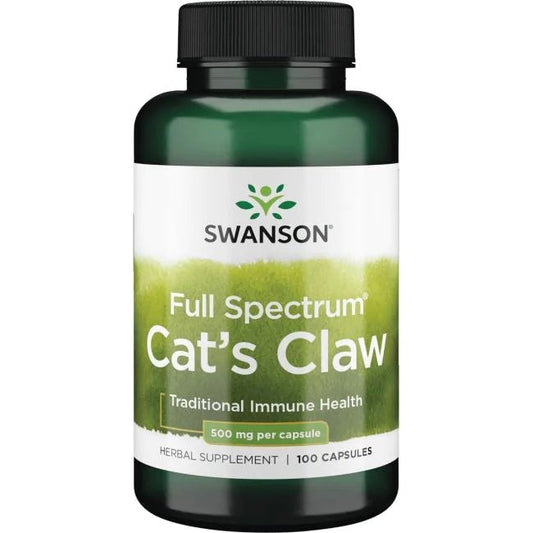 Swanson Cat's Claw 500mg 100 caps