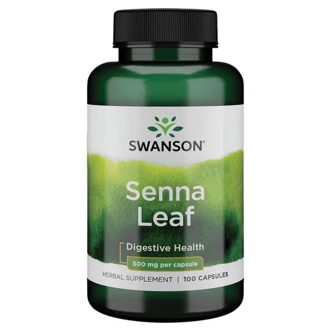 Swanson Senna Leaf 500mg 100 caps