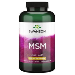 Swanson MSM 500mg 250 caps