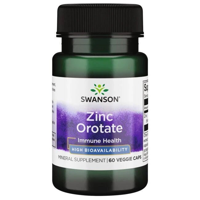 Swanson Zinc Orotate 60 vcaps