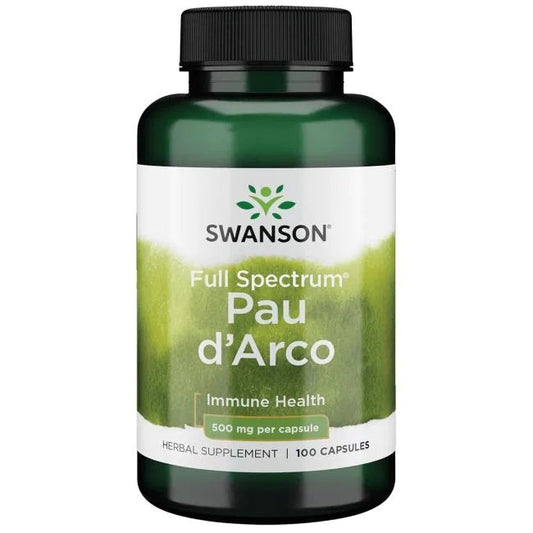 Swanson Full Spectrum Pau d'Arco 500mg 100 caps