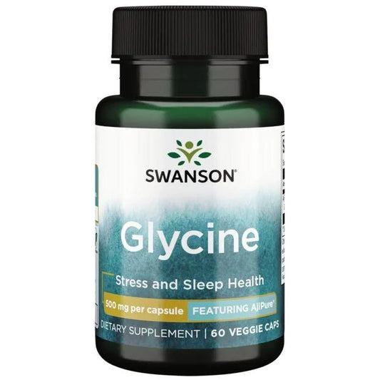 Swanson Glycine 500mg 60 vcaps