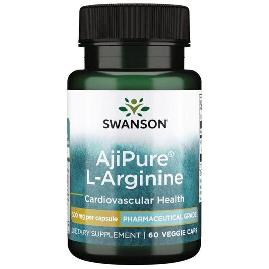 Swanson AjiPure L-Arginine 500mg 60 vcaps