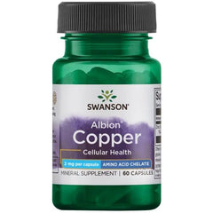 Swanson Albion Copper 2mg 60 caps