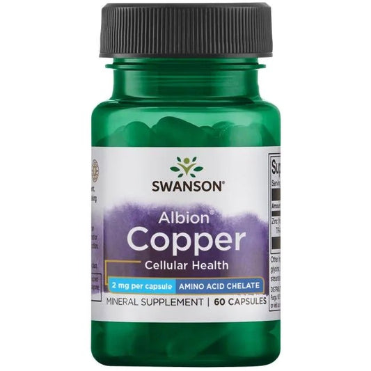 Swanson Albion Copper 2mg 60 caps