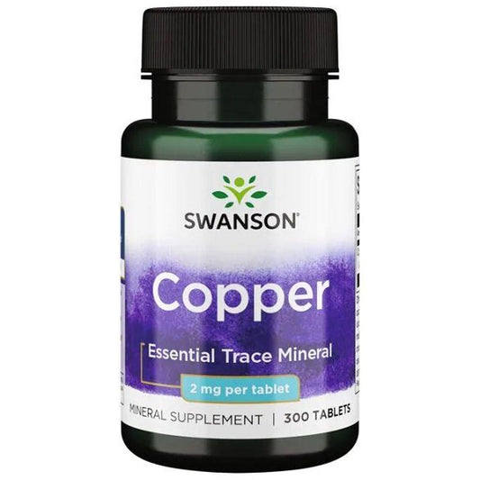 Swanson Copper 2mg 300 tablets