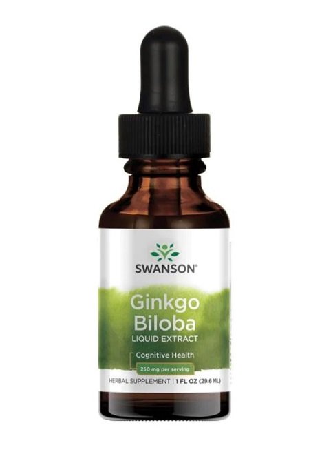 Swanson Ginkgo Biloba Liquid Extract 250mg 29 ml