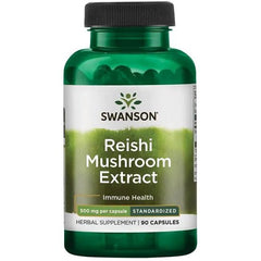 Swanson Reishi Mushroom Extract 500mg 90 caps