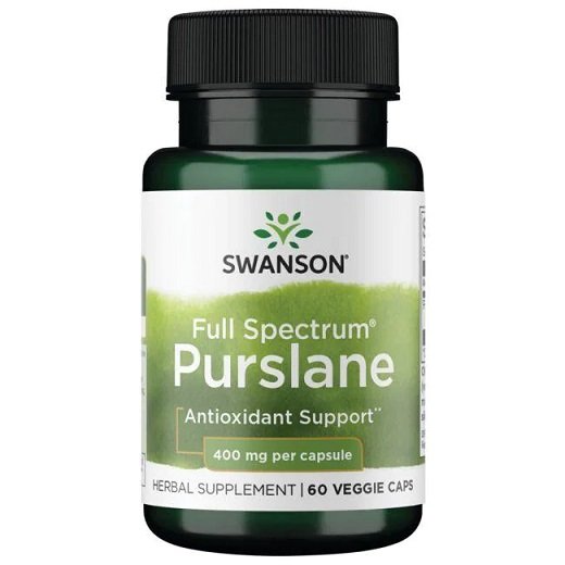 Swanson Full Spectrum Purslane 400mg 60 vcaps