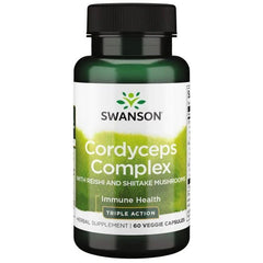 Swanson Cordyceps Complex with Reishi and Shiitake Mushrooms 60 vcaps