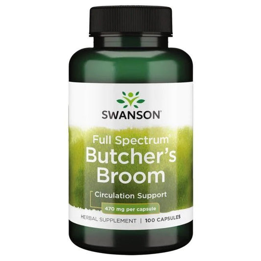 Swanson Full Spectrum Butcher's Broom 470mg 100 caps