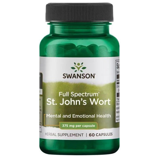 Swanson St John's Wort 375mg 60 caps