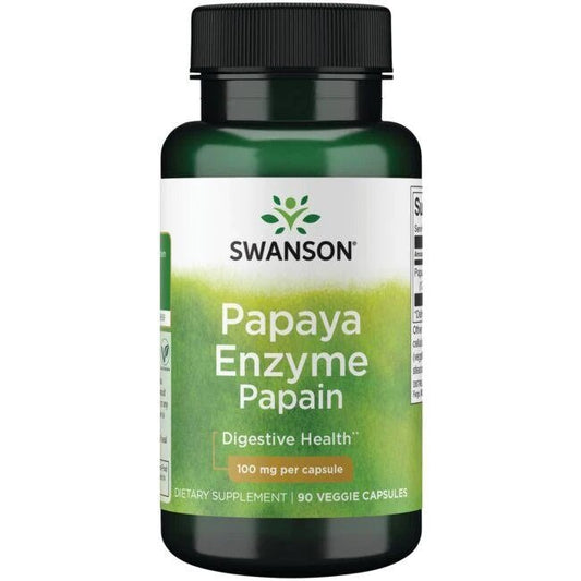 Swanson Papaya Enzyme Papain 100mg 90 vcaps