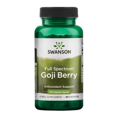 Swanson Full Spectrum Goji Berry 500mg 60 caps