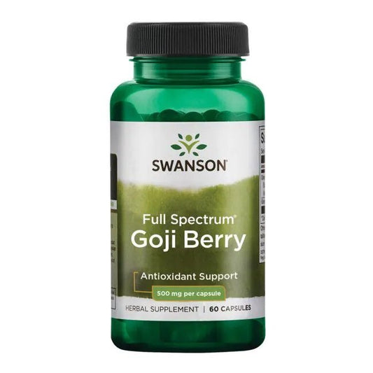 Swanson Full Spectrum Goji Berry 500mg 60 caps