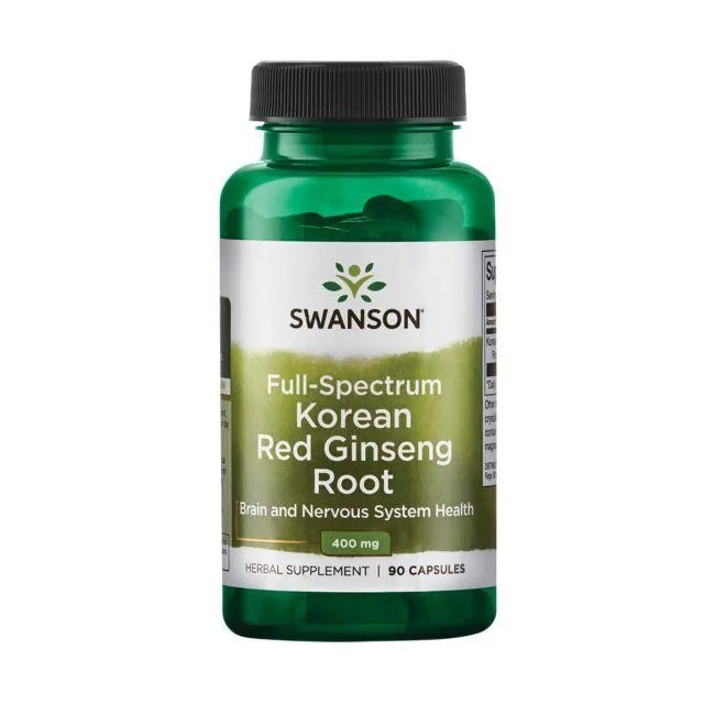 Swanson Full Spectrum Korean Red Ginseng Root 400mg 90 caps