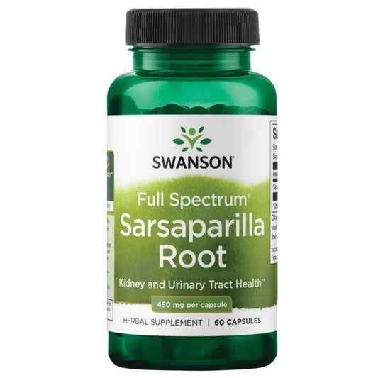 Swanson Full Spectrum Sarsaparilla Root 450mg 60 caps