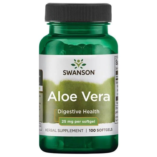 Swanson Aloe Vera 25mg 100 softgels