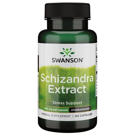 Swanson Schizandra Extract 500mg 60 caps