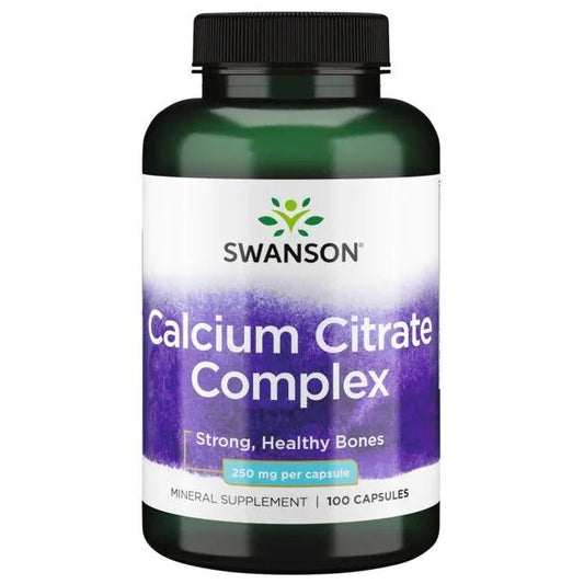 Swanson Calcium Citrate Complex 250mg 100 caps