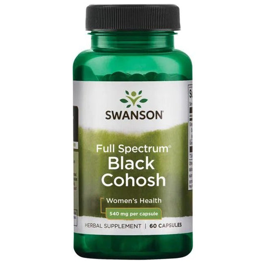 Swanson Full Spectrum Black Cohosh 540mg 60 caps