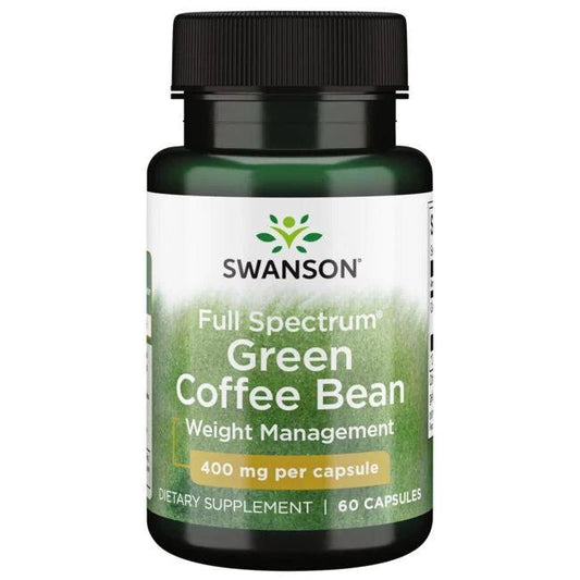 Swanson Full Spectrum Green Coffee Bean 400mg 60 caps