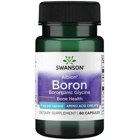Swanson Albion Boron Glycine 6mg 60 caps