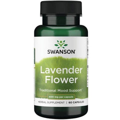 Swanson Lavender Flower 400mg 60 caps