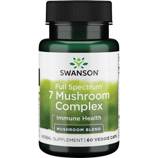 Swanson Full Spectrum 7 Mushroom Complex 60 vcaps
