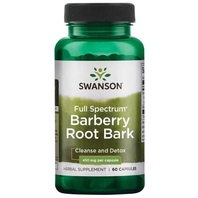 Swanson Full Spectrum Barberry Root Bark 450mg  60 caps