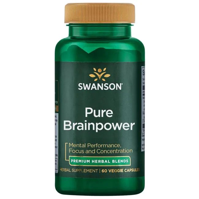 Swanson Pure Brainpower 60 vcaps