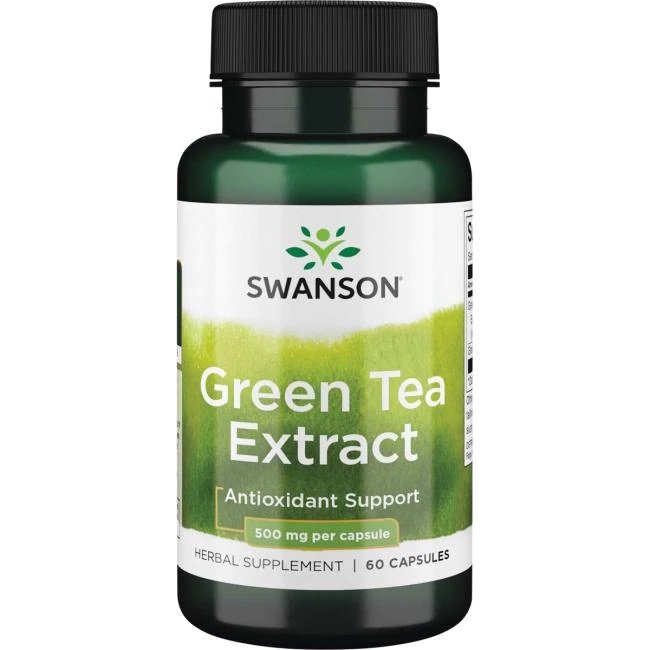 Swanson Green Tea Extract 500mg 60 caps