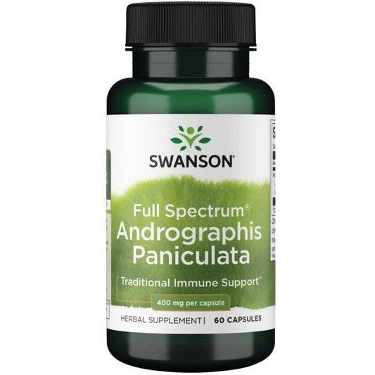 Swanson Full Spectrum Andrographis Paniculata 400mg 60 caps