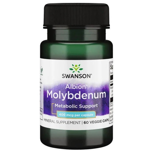 Swanson Albion Molybdenum 400mcg 60 vcaps