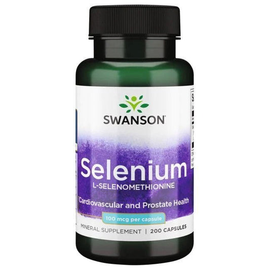 Swanson Selenium 100mcg 200 caps