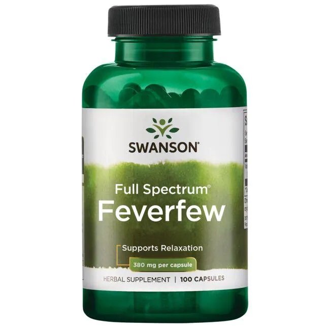 Swanson Full Spectrum Feverfew 380mg 100 caps