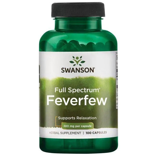 Swanson Full Spectrum Feverfew 380mg 100 caps