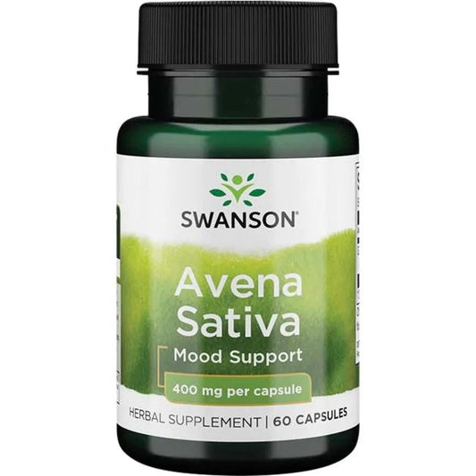 Swanson Avena Sativa 400mg 60 caps