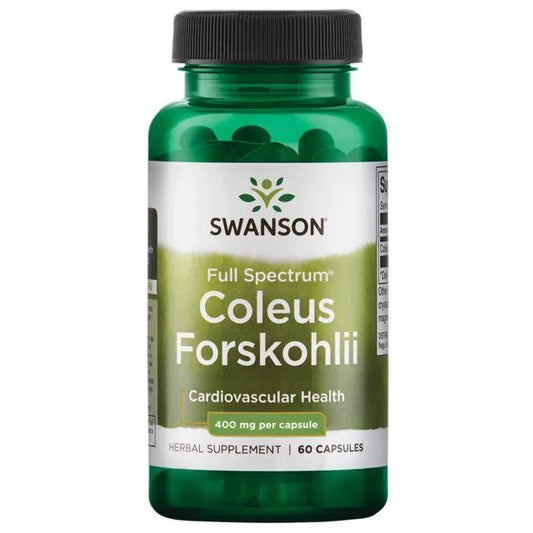Swanson Full Spectrum Coleus Forskohlii 400mg 60 caps