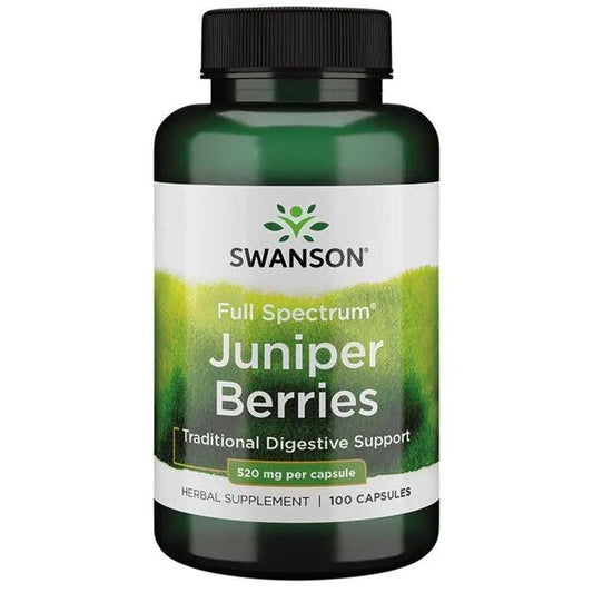 Swanson Full Spectrum Juniper Berries 520mg 100 caps