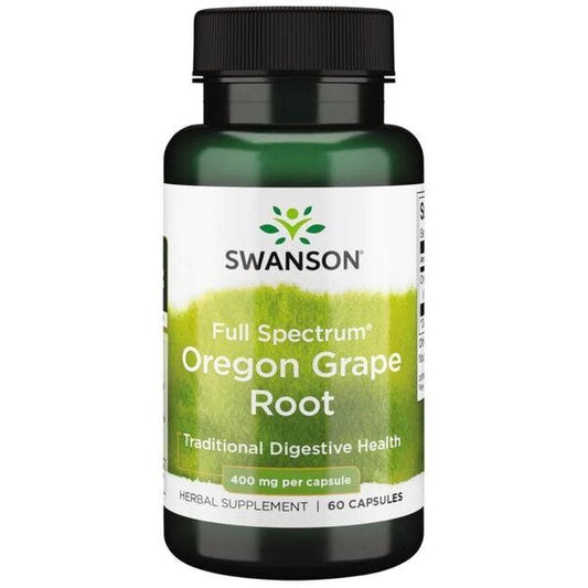 Swanson Full Spectrum Oregon Grape Root 400mg 60 caps