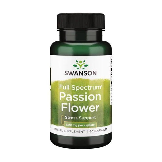 Swanson Full Spectrum Passion Flower 500mg 60 caps