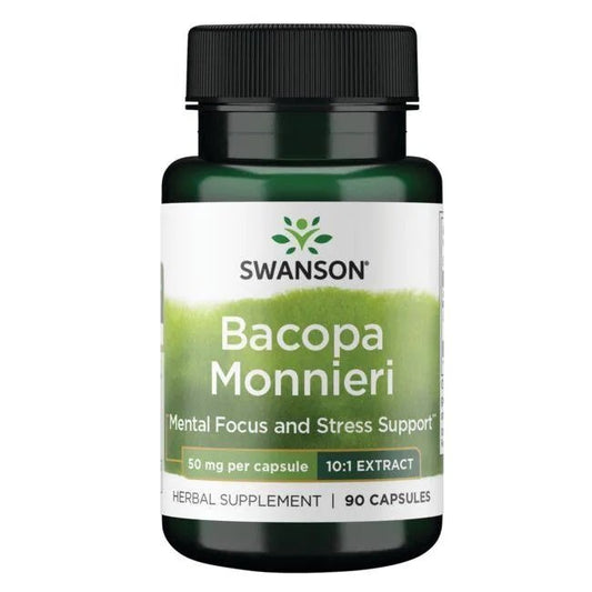 Swanson Bacopa Monnieri 10:1 Extract 50mg 90 caps