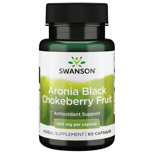 Swanson Aronia Black Chokeberry Fruit 400mg 60 caps