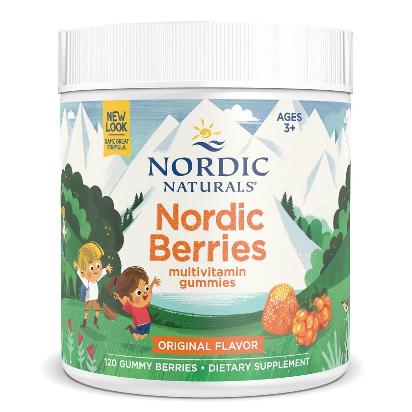 Nordic Naturals Nordic Berries Multivitamin Original Flavor 120 gummy berries