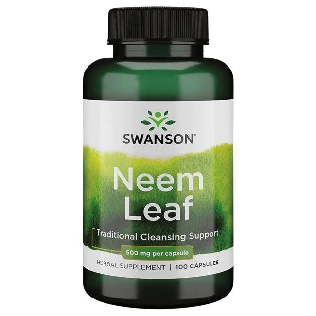 Swanson Neem Leaf 500mg 100 caps