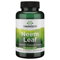 Swanson Neem Leaf 500mg 100 caps